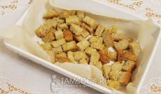 гренки с чесноком в духовке