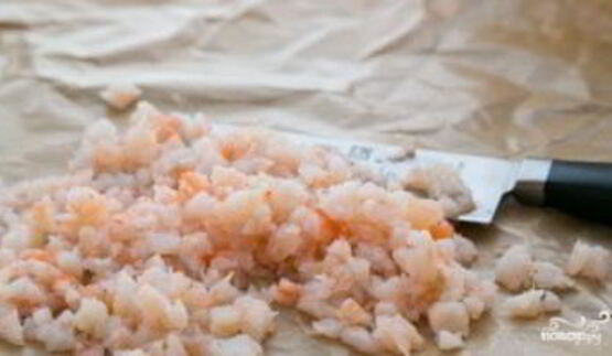 гренки с креветками