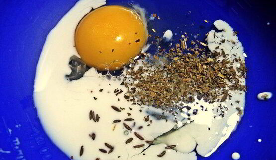 гренки с овощами под сыром