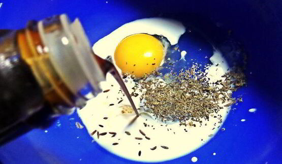 гренки с овощами под сыром