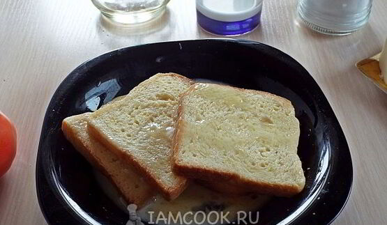 гренки с помидорами и сыром