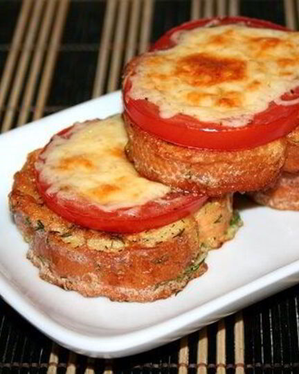 Рецепт гренков с помидорами