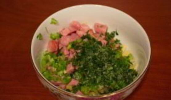 гренки с ветчиной и сыром