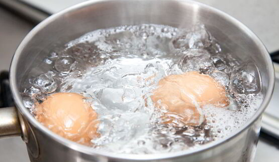 гренки с яйцом