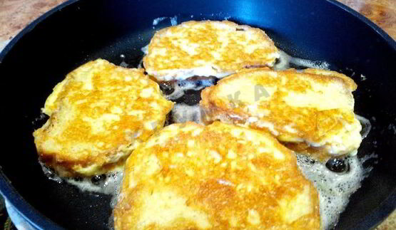 гренки сырные на завтрак