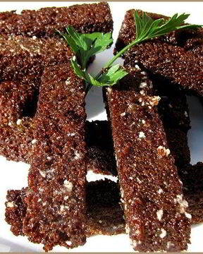 Гренки в микроволновке