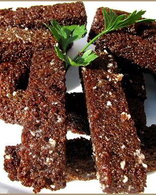 Гренки в микроволновке