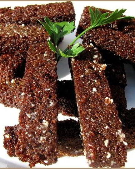 Рецепт гренков в микроволновке