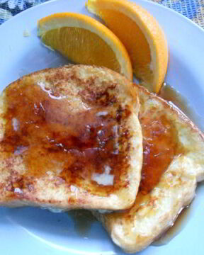 Хлебные гренки к завтраку