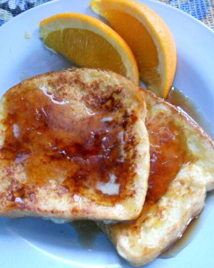 Рецепт хлебных гренков к завтраку