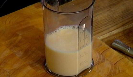 сладкие гренки с томлеными персиками