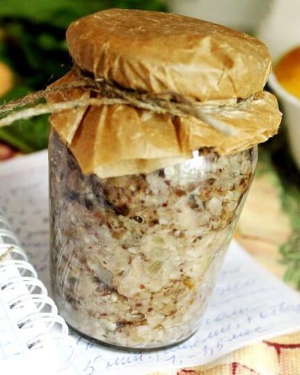 Рецепт грибной икры из маслят