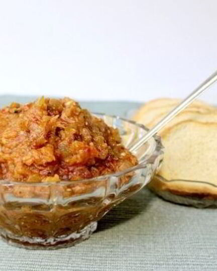 Рецепт икры из печеных баклажанов