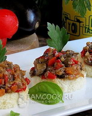 Икра из запеченных баклажанов