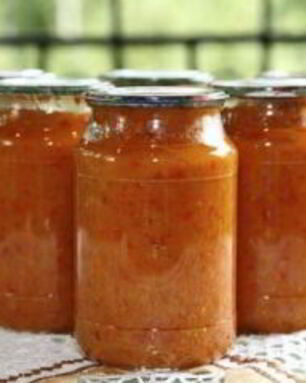 Икра кабачковая с помидорами