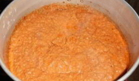 кабачковая икра с соусом