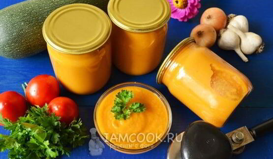 кабачковая икра в рукаве для запекания