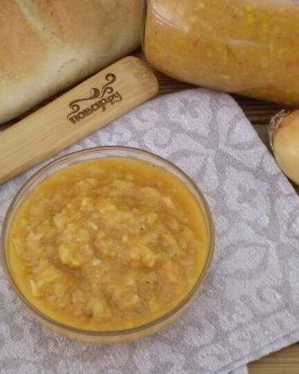 Рецепт консервированной кабачковой икры