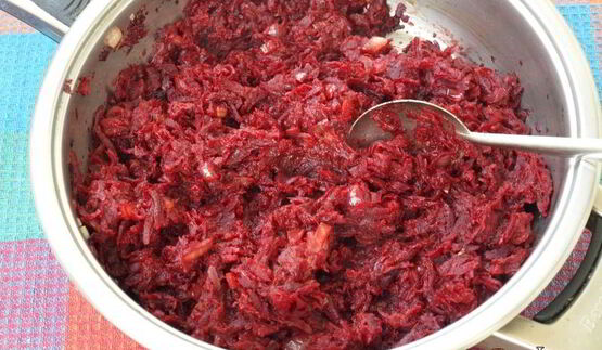 свекольная икра из вареной свеклы