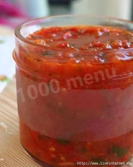 Рецепт яблочно-овощной икра