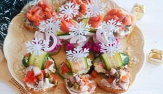 ассорти из канапе