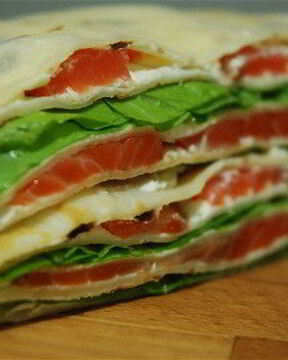 Блинные канапе