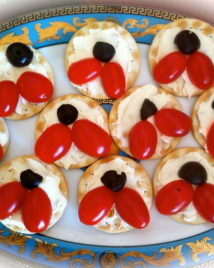 Рецепт канапе божьи коровки