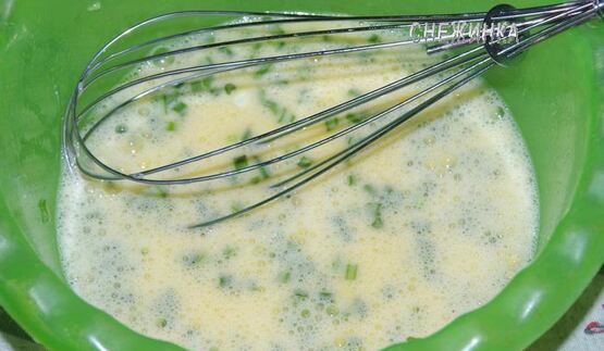 канапе из омлета с творогом