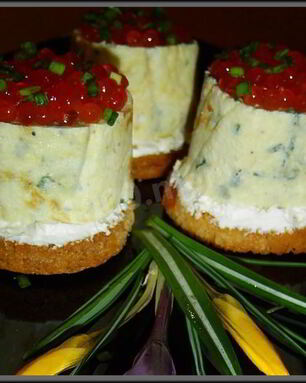 Канапе с икрой Фейерверк вкуса