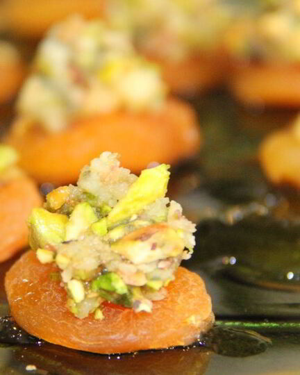 Рецепт канапе с курагой