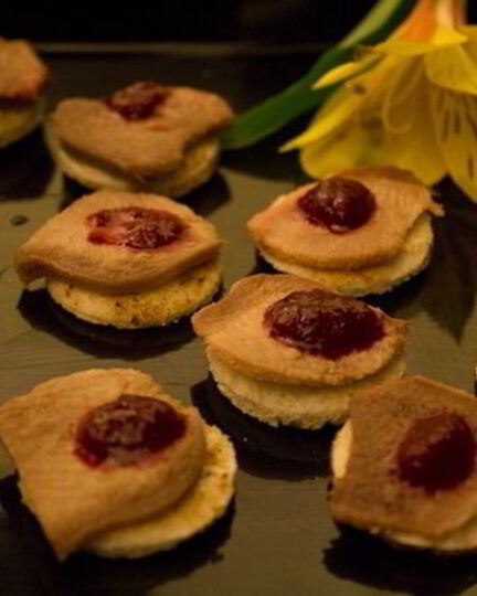 Рецепт канапе с языком