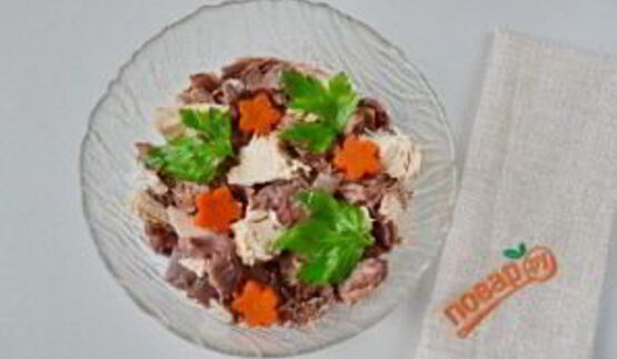 домашний холодец из говядины и курицы