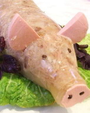 Холодец из курицы в бутылке