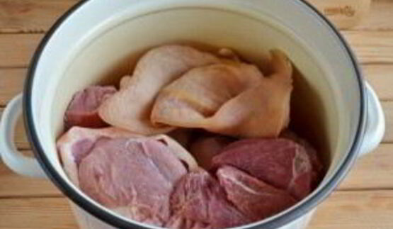 холодец из свинины и говядины