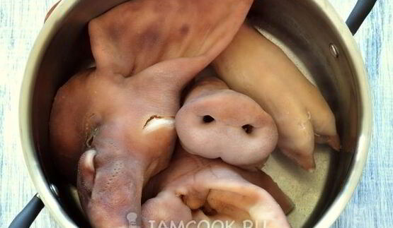 холодец из свиной головы