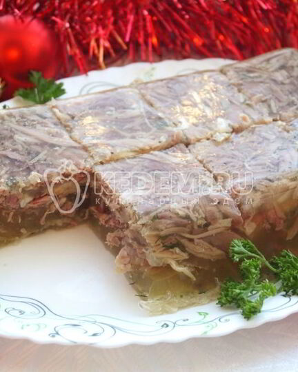 Рецепт холодца из свиной рульки