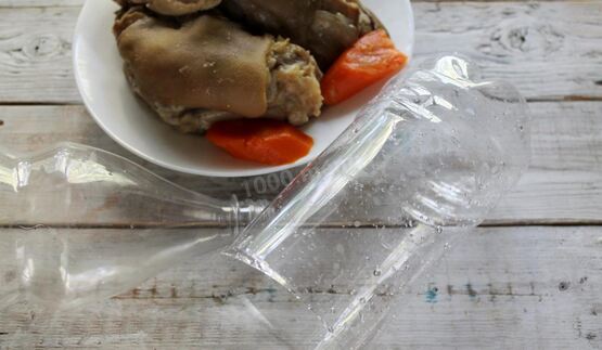 холодец в бутылке