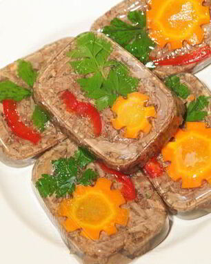 Студень говяжий