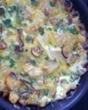 Фриттата с грибами