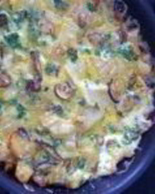 Фриттата с грибами