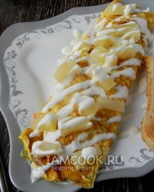 Омлет по-гавайски