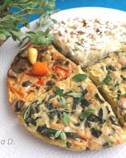 Рецепт омлета с овощами времена года