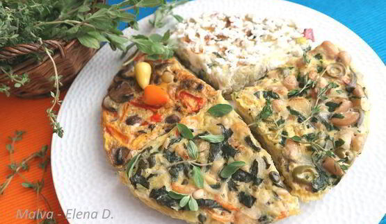 омлет с овощами времена года