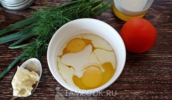 омлет с помидорами в духовке