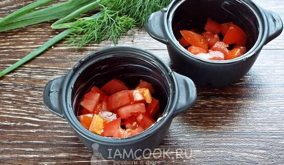 омлет с помидорами в духовке