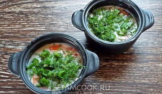 омлет с помидорами в духовке