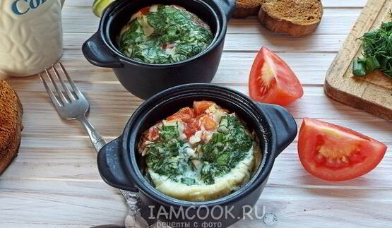 омлет с помидорами в духовке