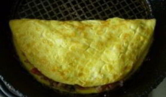 омлет с рисом по-корейски