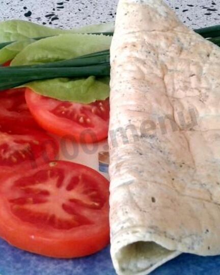 Рецепт омлета с семенами чиа на завтрак