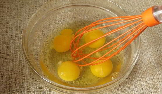 омлет сердечки